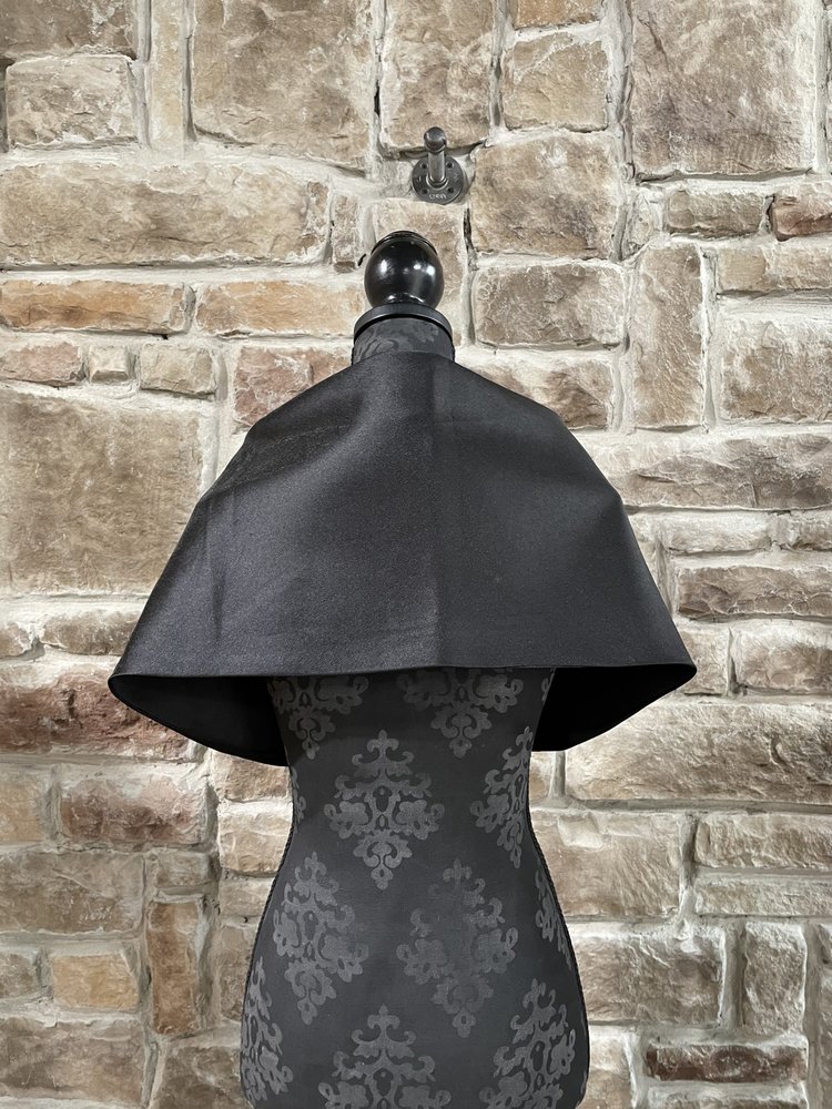 Eliza J Black Mesh Ribbon Shawl, OSFM