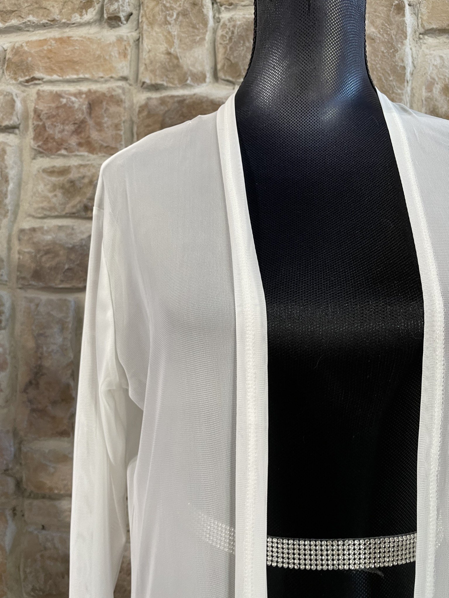Zenana Outfitters Size Medium M Gray Open Front Knit Long Sleeve Cardigan  EUC