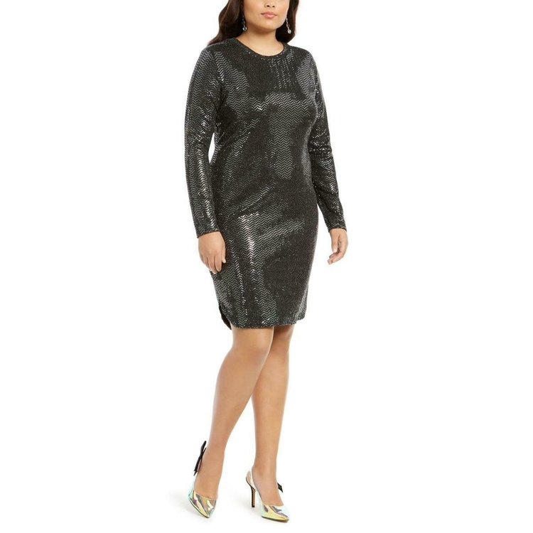 B Darlin Gunmetal Gray Metallic Sheath