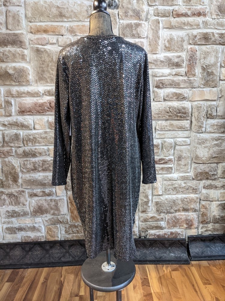 B Darlin Gunmetal Gray Metallic Sheath