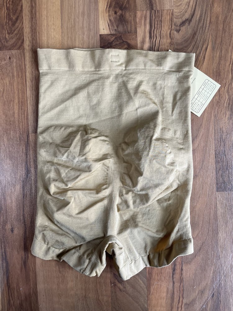 Valencia Beige Seamless Hi-Waist Boyshort
