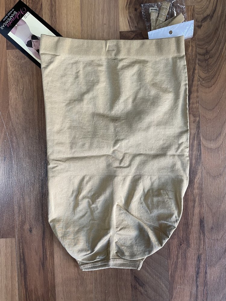 Valencia Beige Hi-Waist Bikini Shapewear