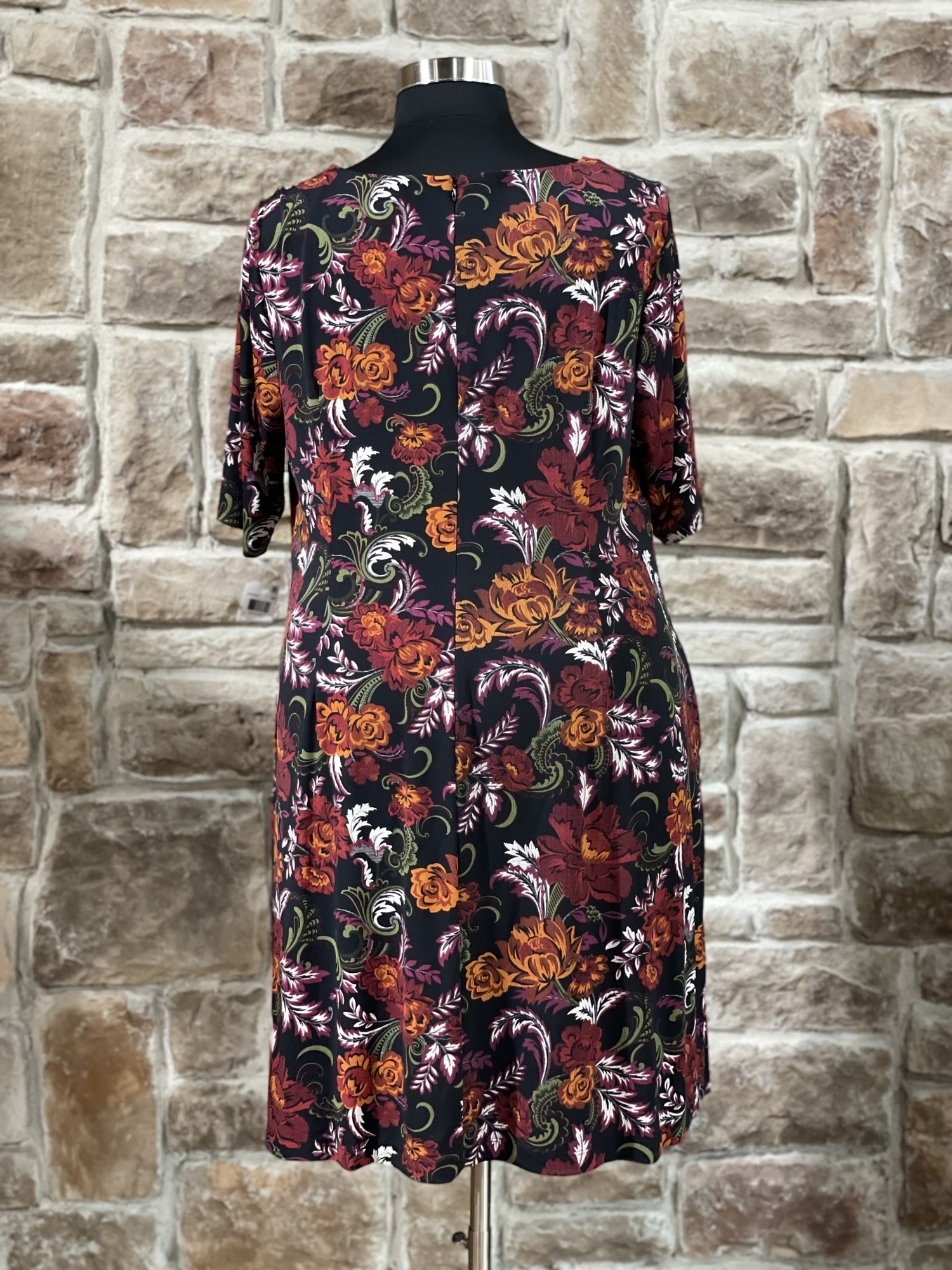 strapless open back dress Connected Apparel Black Red 20W Sale – The Dress Outlet main image 0
