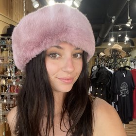 M. Miller Dusty Rose Rabbit Headband, 24"