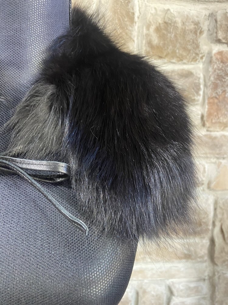 Black Tie Fox Collar,  24"