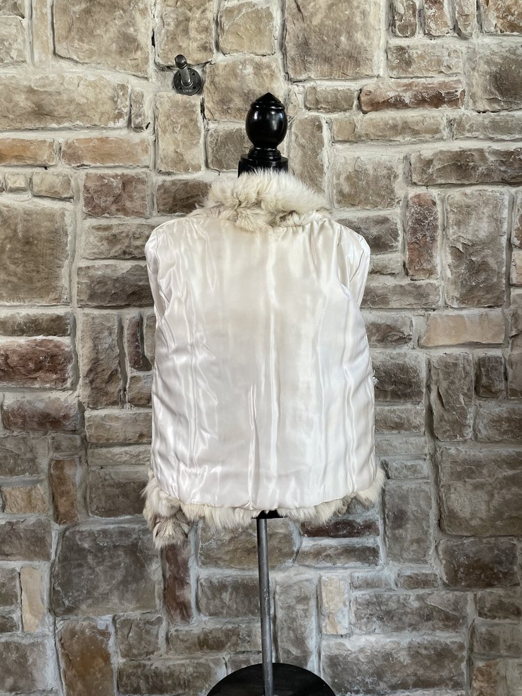 Blue Fox Herringbone Paw Jacket, Size M