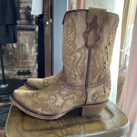 Corral Corral C3742, Tan short Studded Bootie