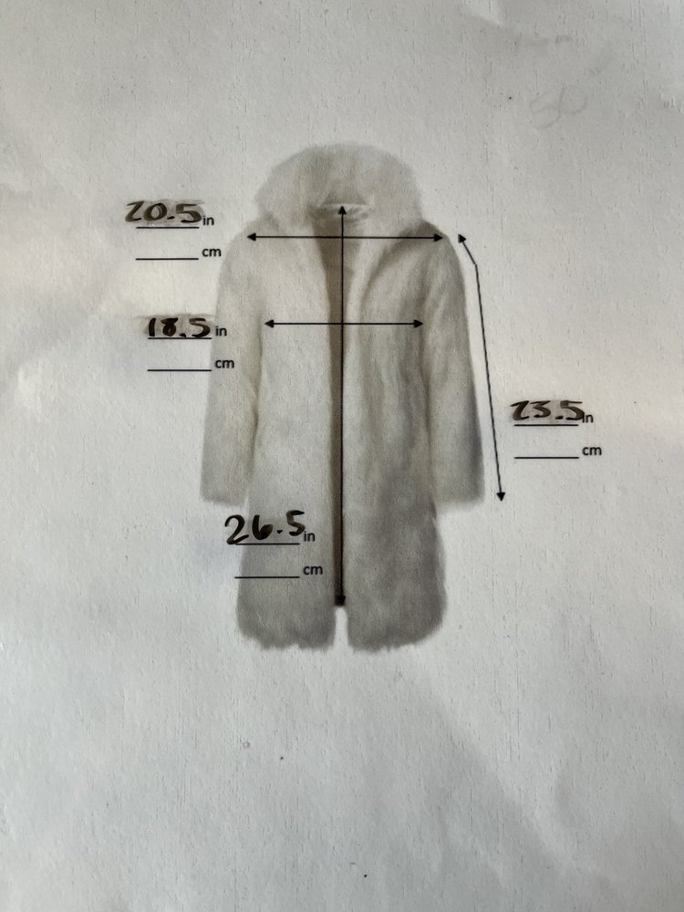 Very Dark Ranch Mink Corded with Fox Trim, Size M