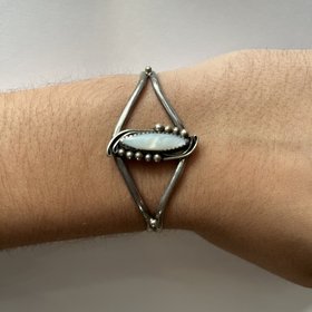 Silver w/ Opal Bracelet