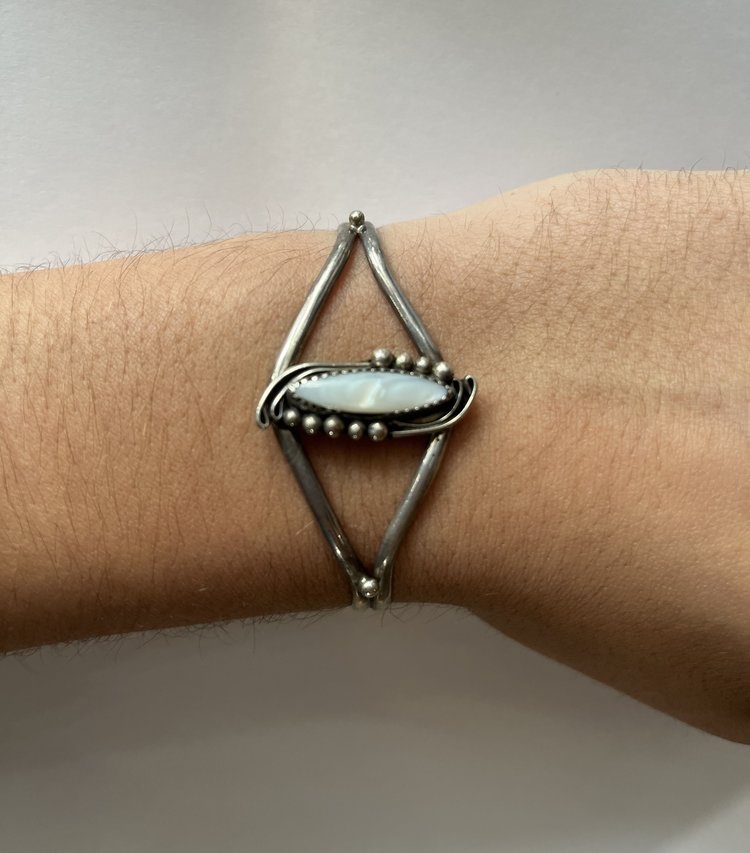 Silver w/ Opal Bracelet