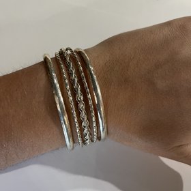 Silver Multi Layer Cuff