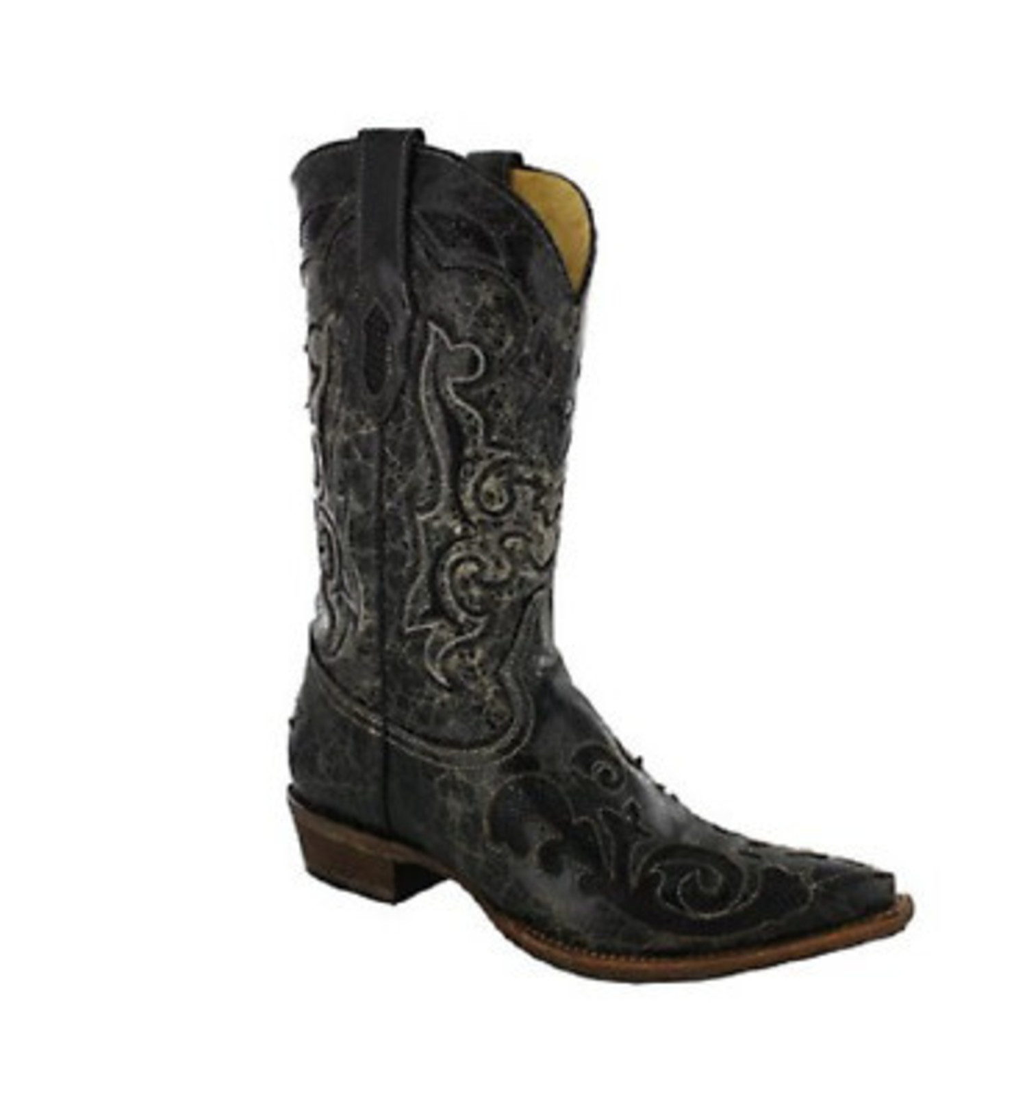 Corral black lizard inlay boots 2025