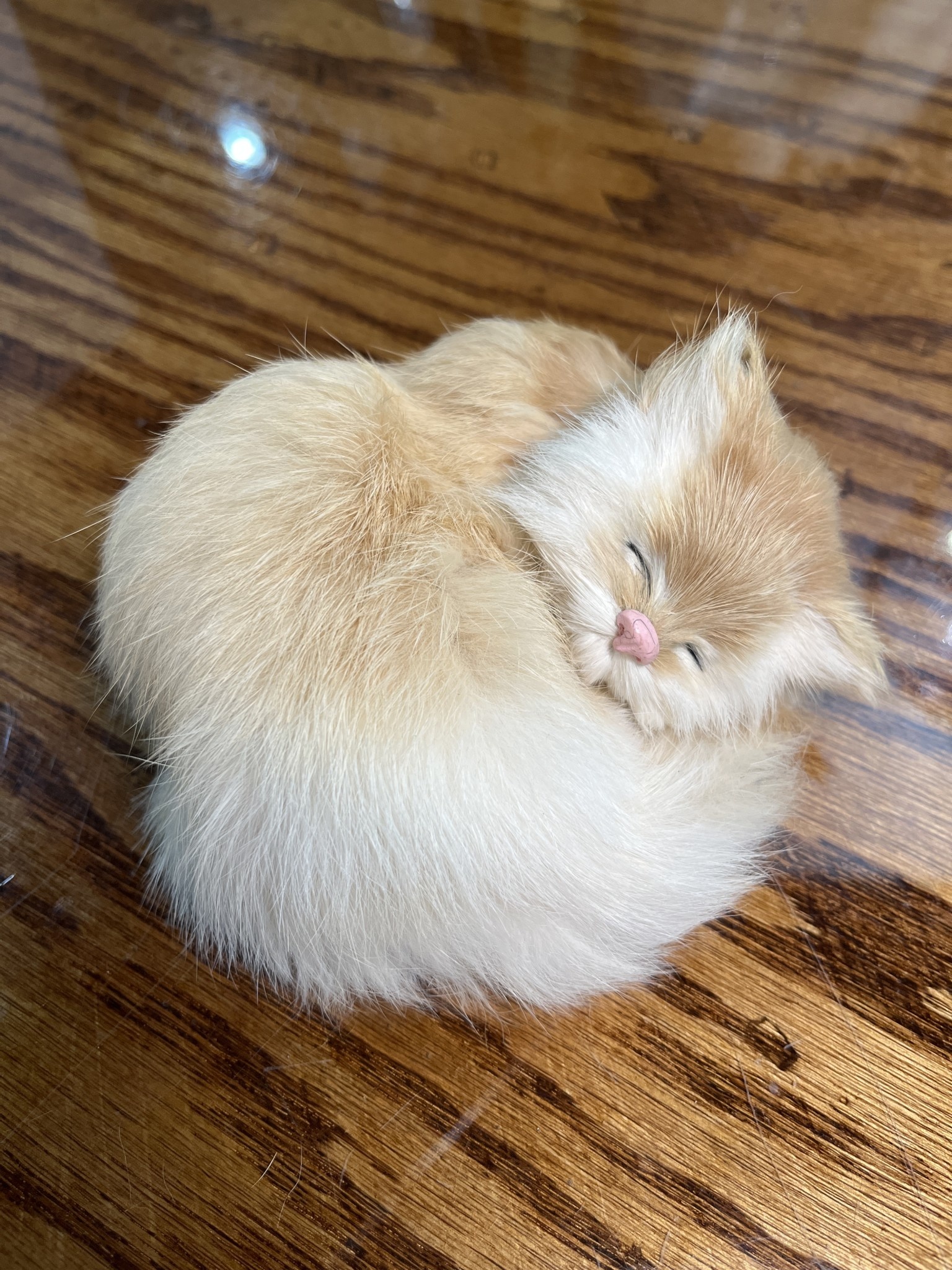 Cat Figurine of Rabbit Fur - Elements Unleashed