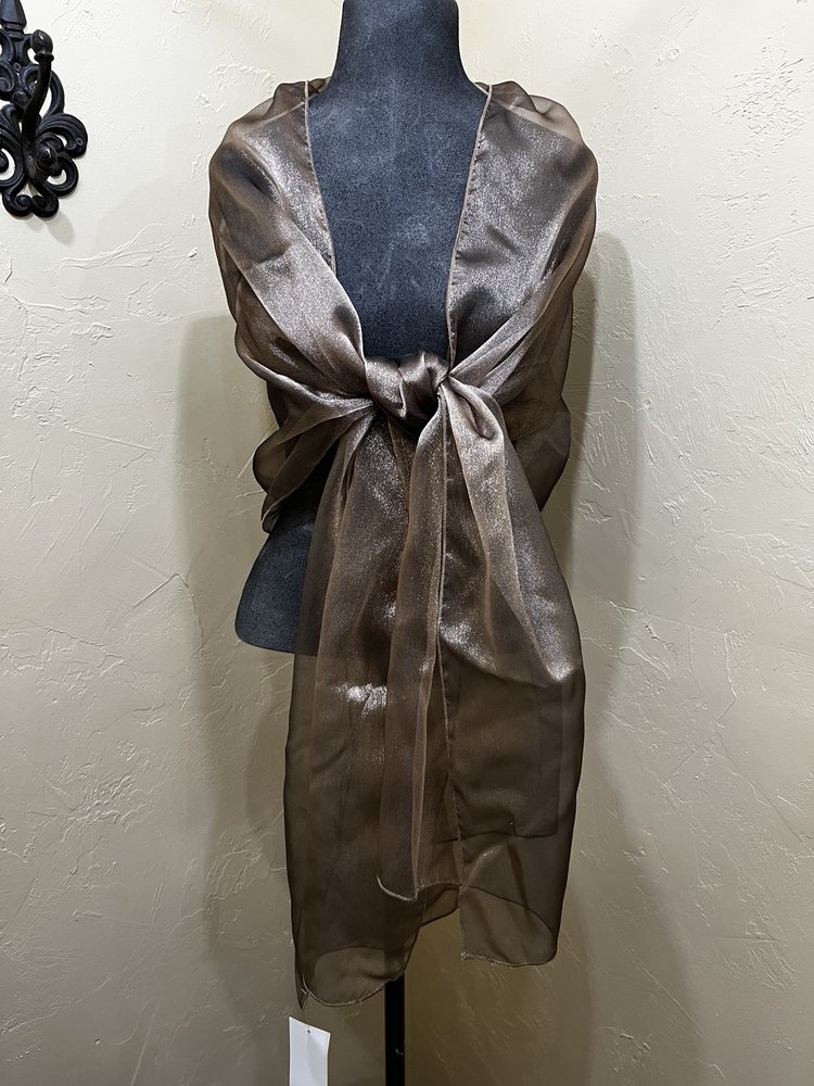 Bronze Organza Wrap