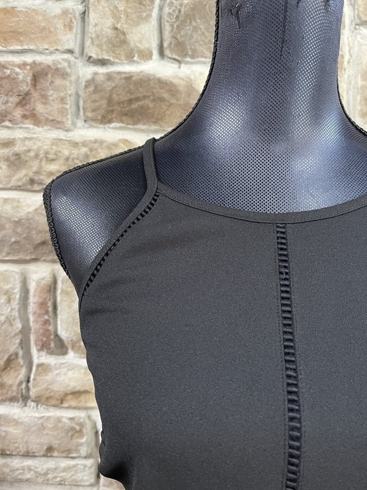 Speechless Black A-Line Dress w/Ruffle Hem, Size XXL