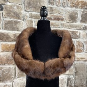Dark Ranch Mink Double Twist Collar 41Inches