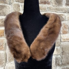 Dark Ranch Mink Collar  38 1/2 Inches