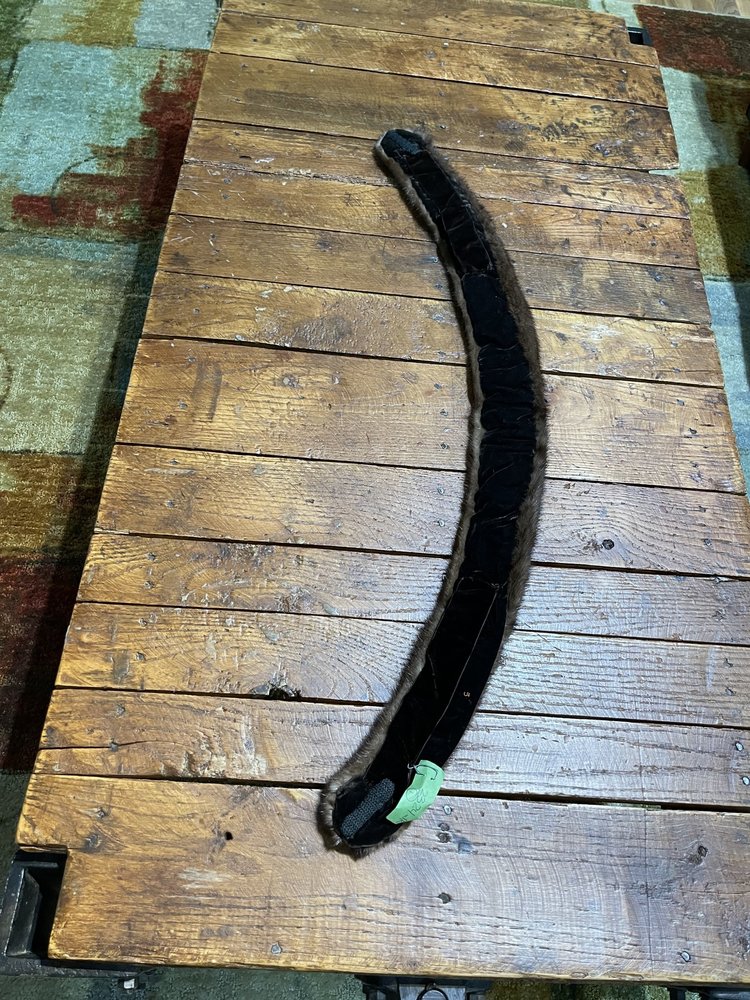 Dark Ranch Mink Collar  38 1/2 Inches