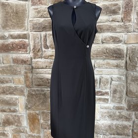 Evan Picone Black Elegant Sheath Dress, Size 6