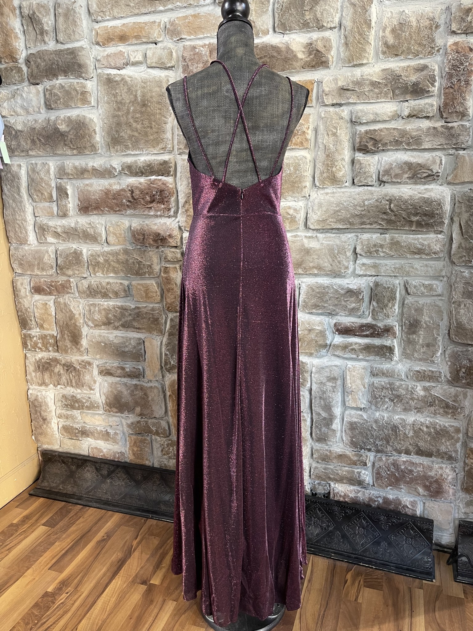 Jovani 63516 Fitted Long Prom Dress Shimmer Mermaid Off the Shoulder G –  Glass Slipper Formals