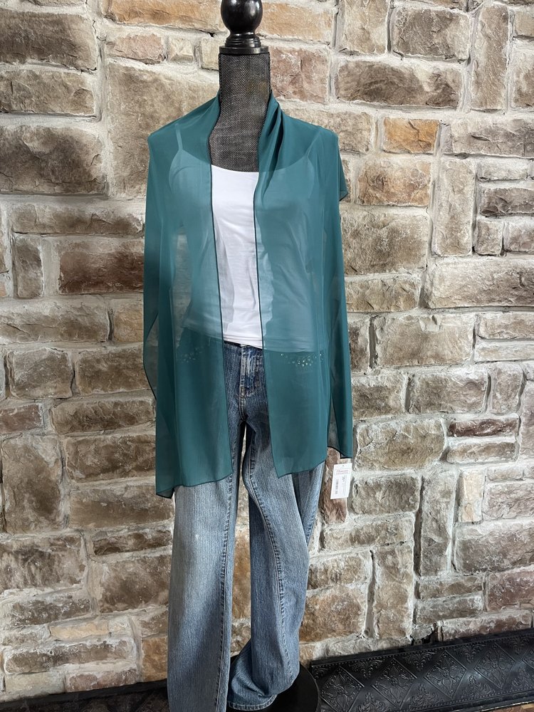 Fiesta Fashion Emerald Wrap/Scarf 13"x 71"