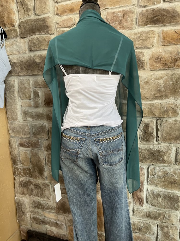 Fiesta Fashion Emerald Wrap/Scarf 13"x 71"