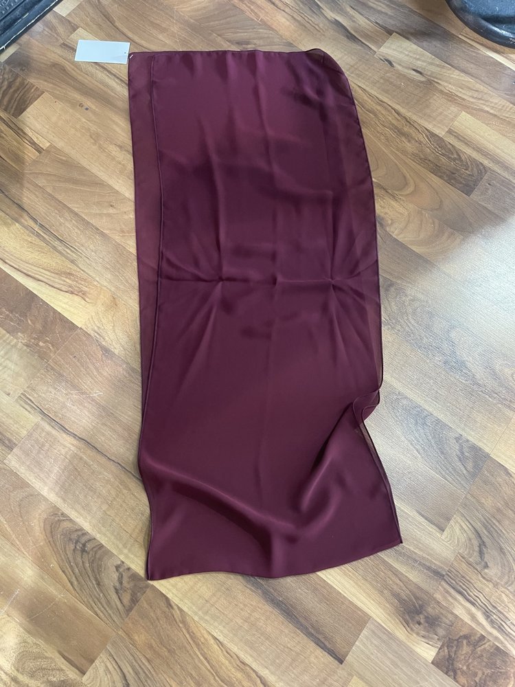 Fiesta Fashion Burgundy Wrap/Scarf 13"x71"