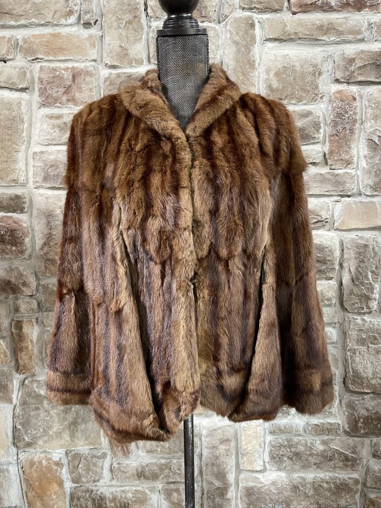 Dark Brown Squirrel Cape, Size S