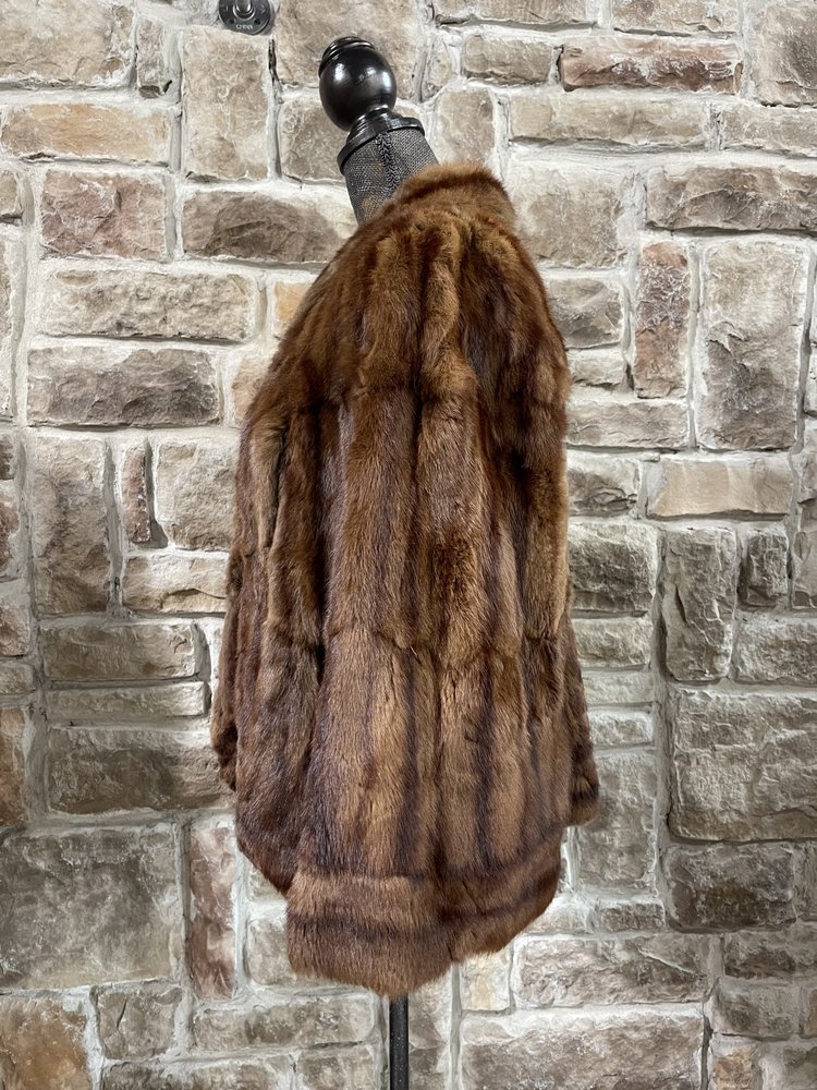 Dark Brown Squirrel Cape, Size S