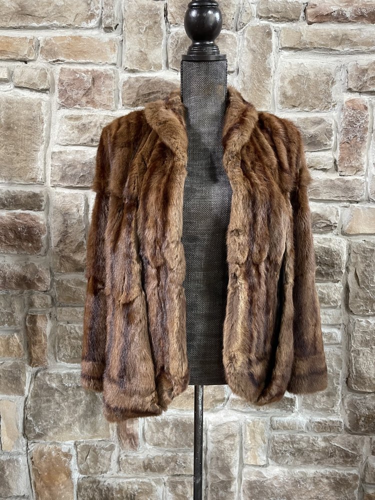 Dark Brown Squirrel Cape, Size S