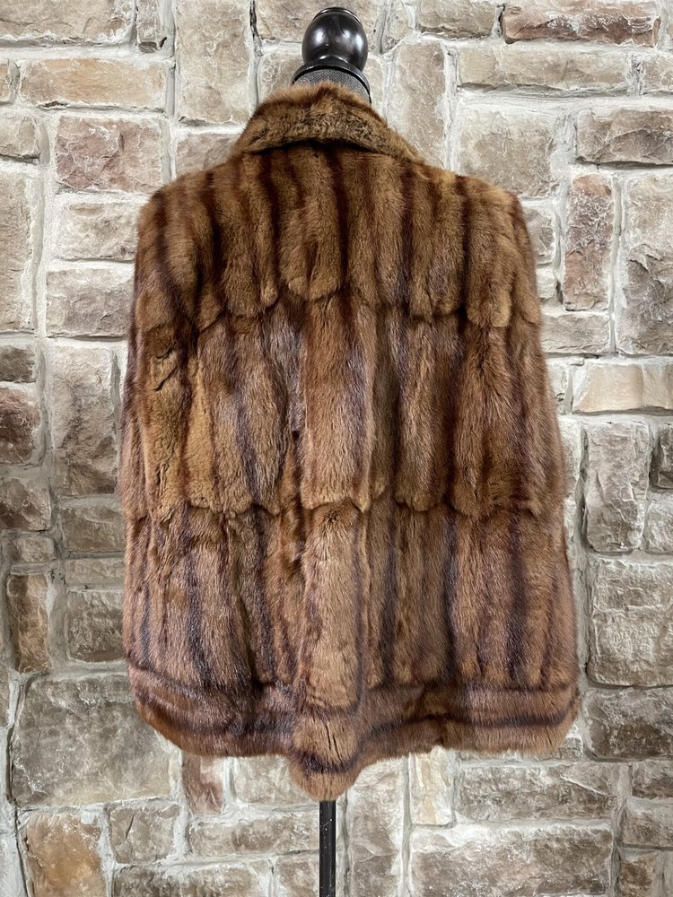 Dark Brown Squirrel Cape, Size S