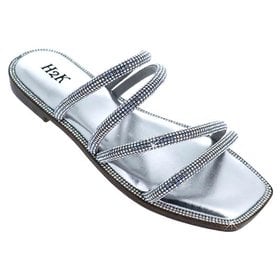 H2K Sparkly Wide Sandals
