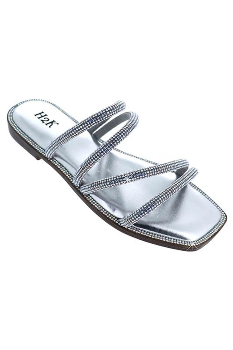 H2K Sparkly Wide Sandals