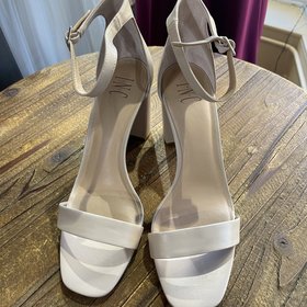 INC Taupe Sandal with 3 1/2 Heel,