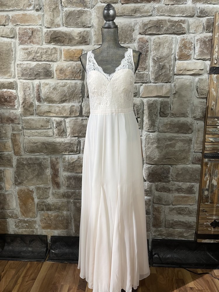 Weddington Way Light Blush A-Line Gown, Size 8