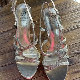 Adrianna Papell Gold Amena Metallic Sandal