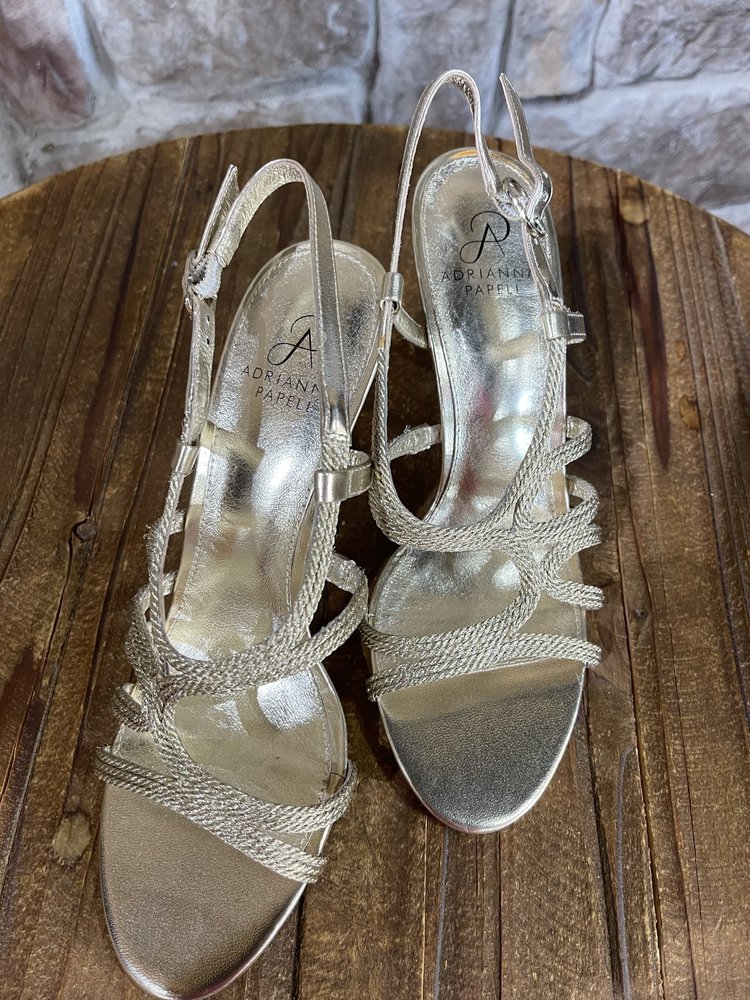 Adrianna Papell Gold Amena Metallic Sandal