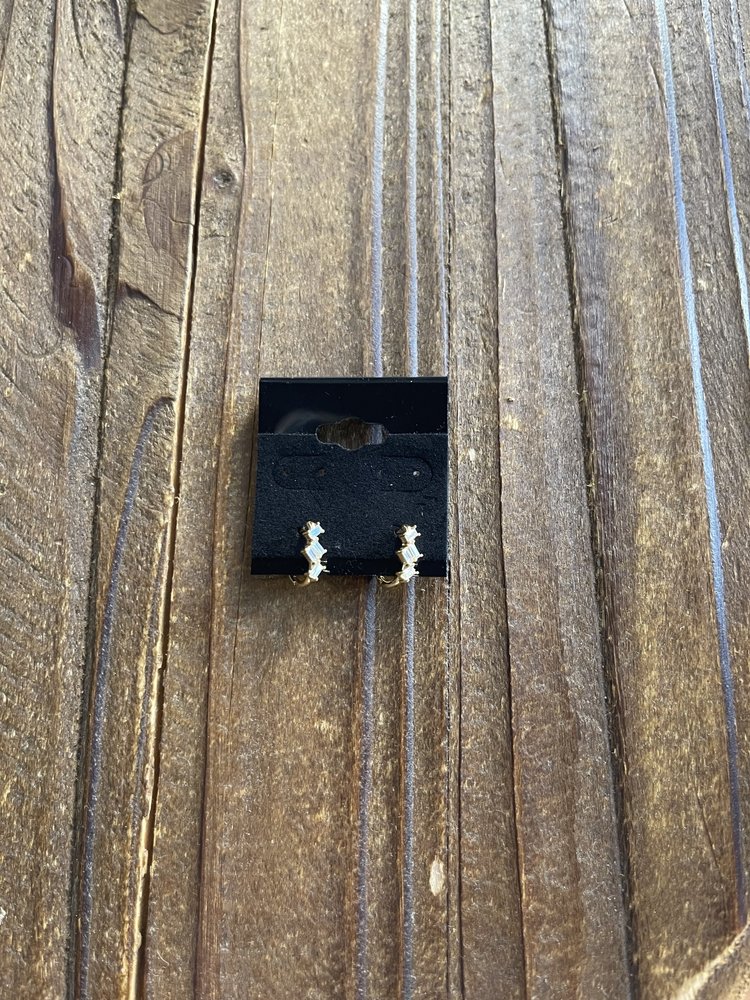 Nanette Lepore Gold Cubic Zirconia Petite Estelle Earrings