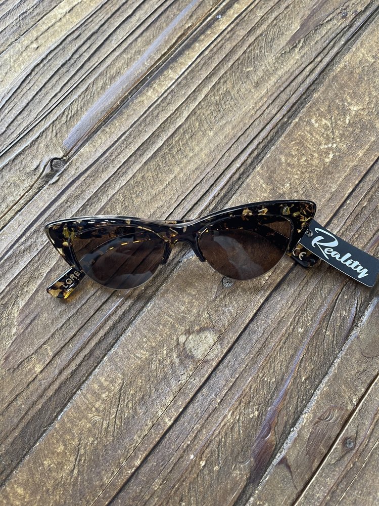 Reality Brown & Black Loren Cat Eye Sunglasses