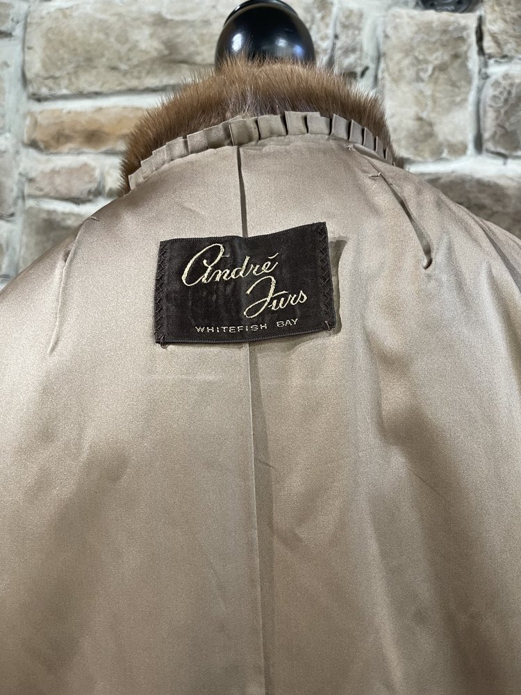 Andre Furs Ranch Mink Stroller, Size L