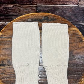 Cream Knit Handwarmers, OS