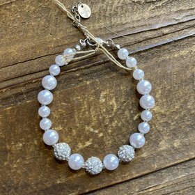 Pearl and Silver Bracelet