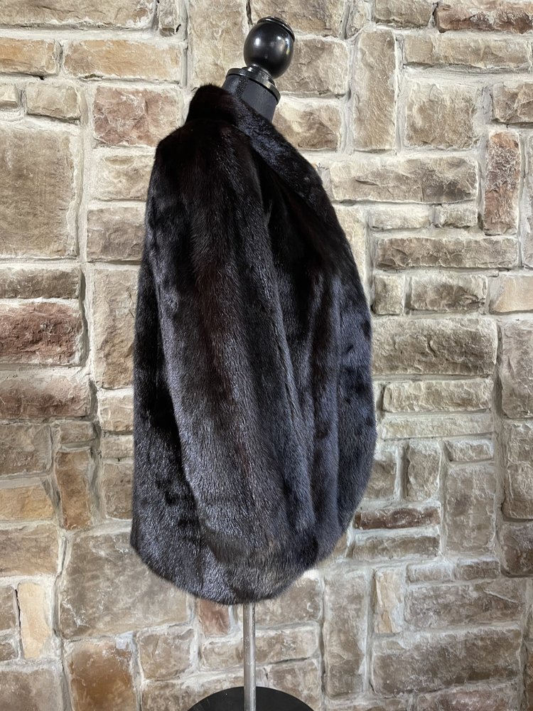Paul Reed Black Mink Elena Jacket, Size S