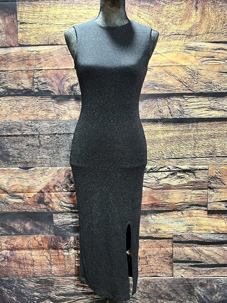 Napean Sea Road Blue Shimmer Jersey Bodycon, Size M