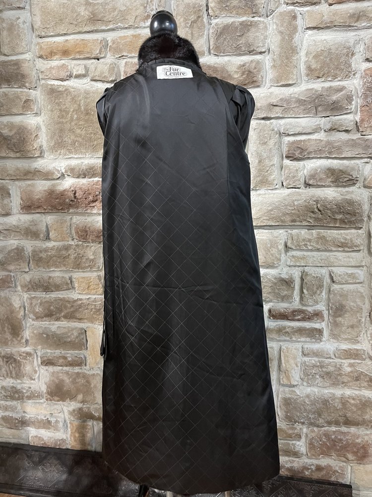 The Fur Center Dark Ranch Mink Full Length Coat, Size M