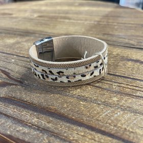 Animal Print Magnetic Bracelet