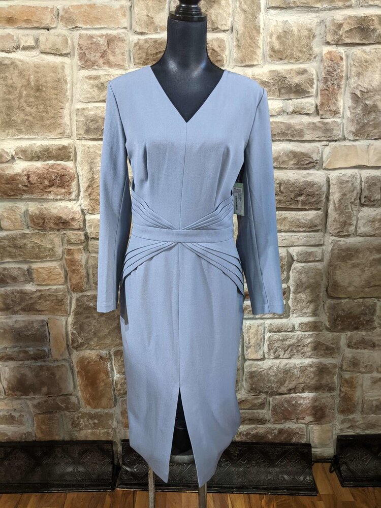 BGL Slate Blue Long Sleeve dress, Size L
