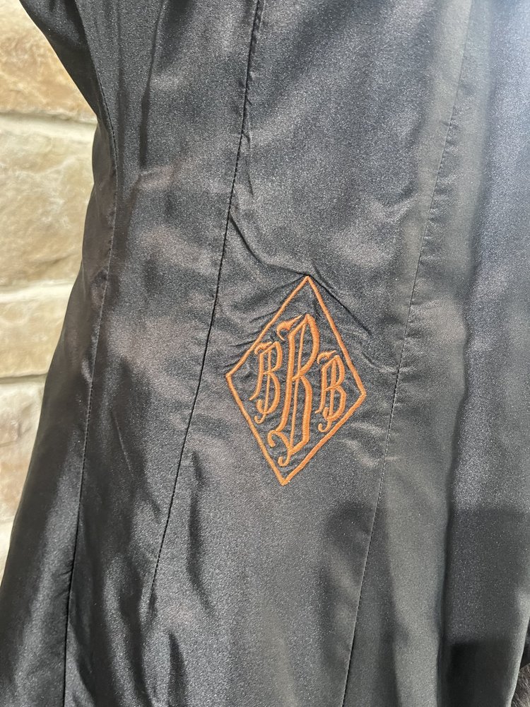 Leo Diutsh Dark Ranch Mink 3/4 Length Coat, Size M