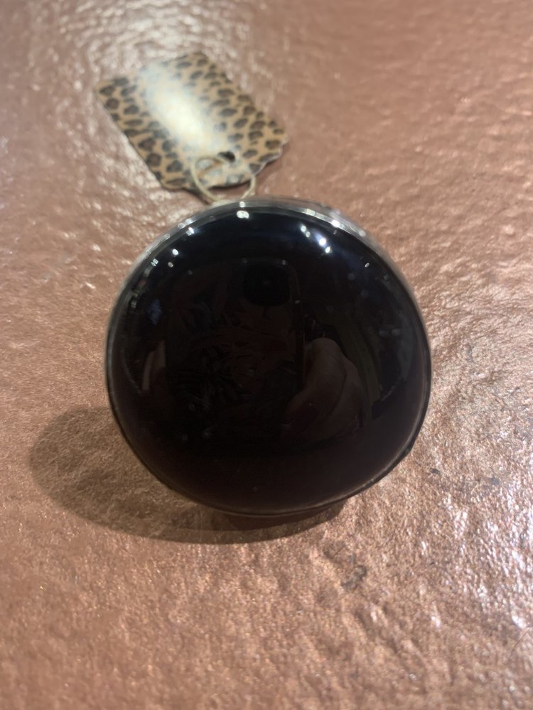 Black Onyx Sterling Silver Ring