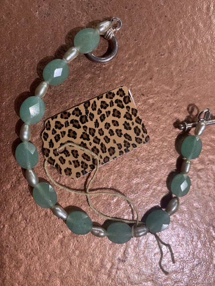 Green Bead Bracelet